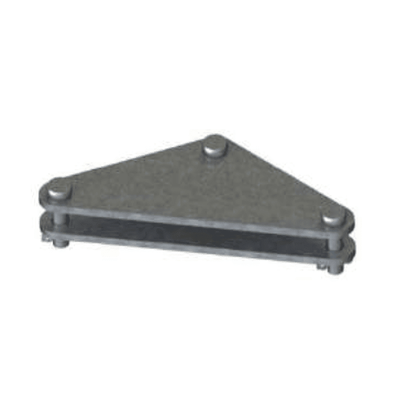 YUGOS DOBLES TRIANGULARES Ø:6MM L:85X270MM MODELO YD-D14 ARAGCU AT