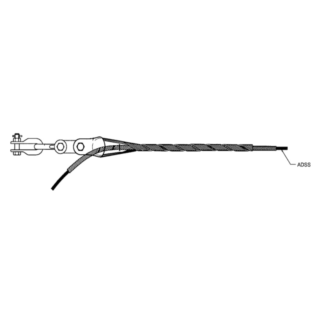 KIT ARMADO DE RETENCION SIMPLE ADSS Ø:12.00-25.50MM AN-120-2050 ARAGCU FO