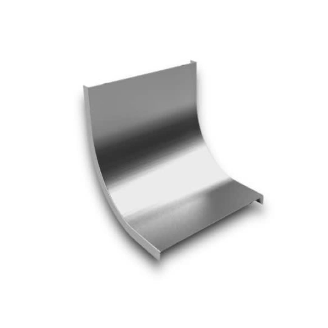 CUBIERTA DE CURVA VERTICAL INTERIOR GALV. CALIENTE 100MM ARAGCU VM