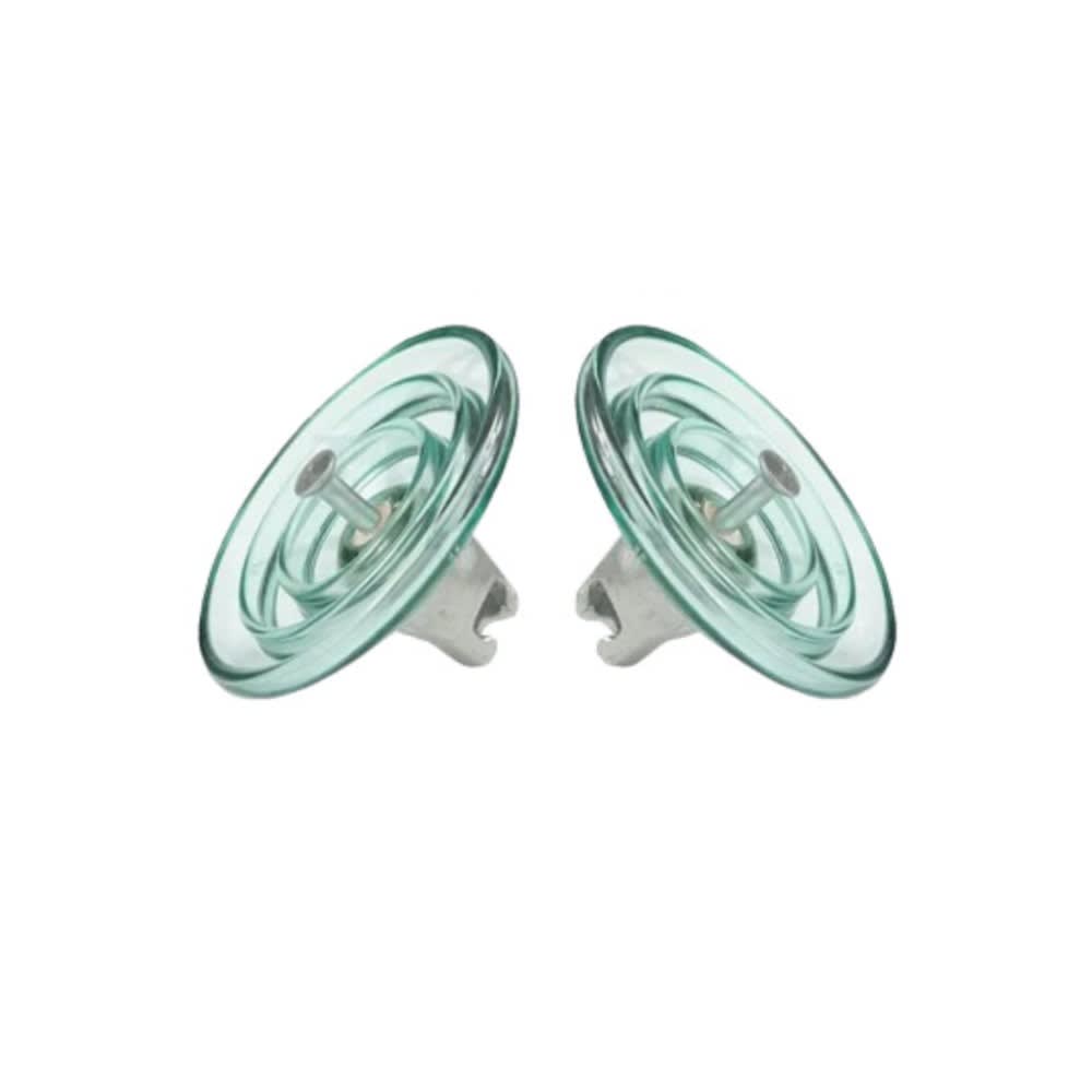 AISLADOR DE VIDRIO TIPO SUSPENSION 100KN 255/127/320MM U100B/127 PROCEDENCIA CHINA