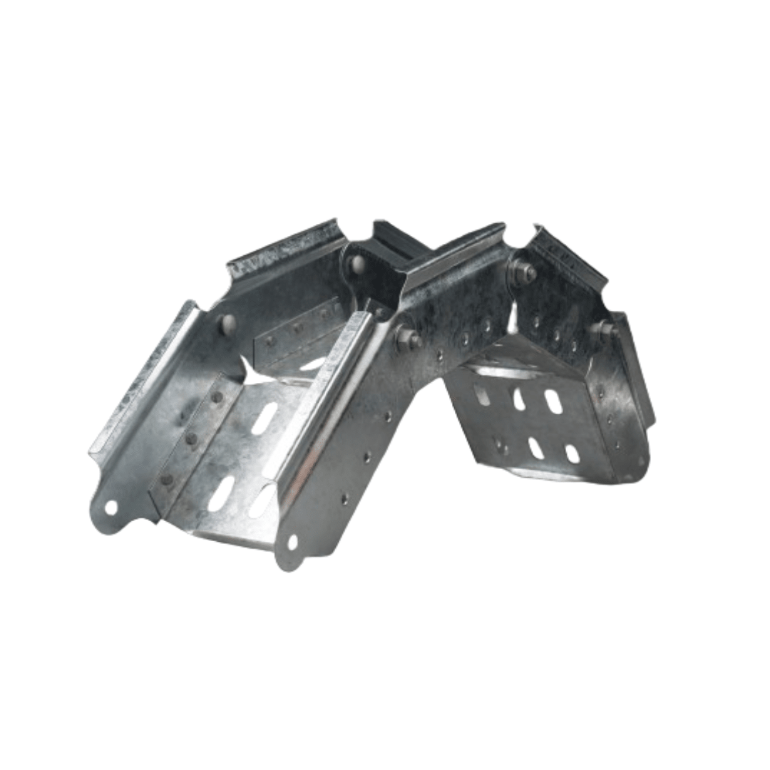 CURVA HORIZONTAL ARTICULADA 90° 500MM GALV. CALIENTE ARAGCU VM2