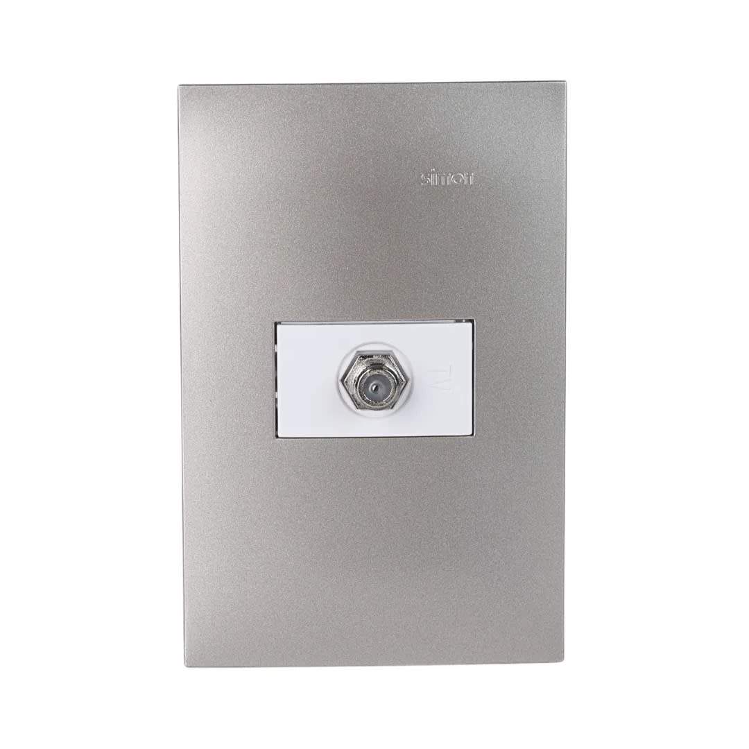 TOMA COAXIAL TV TIPO F CAVA SIMON6