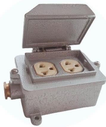 TOMACORRIENTE INDUSTRIAL DOBLE 15A UNIVERSAL C/LINEA TIERRA TRD/15AU AIBAR