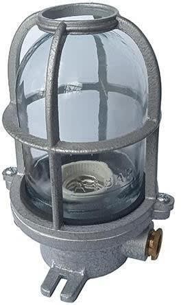 FANAL RECTO DE 100W 2 STOVE BOLTS HERMETICO IP66 NO INCLUYE LAMPARA FRT/H100.1 AIBAR