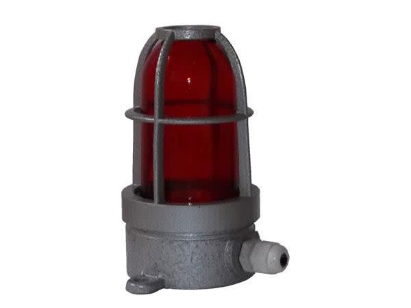 FANAL RECTO ROJO DE 40W HERMETICO IP65 NO INCLUYE LAMPARA FRR/40 AIBAR