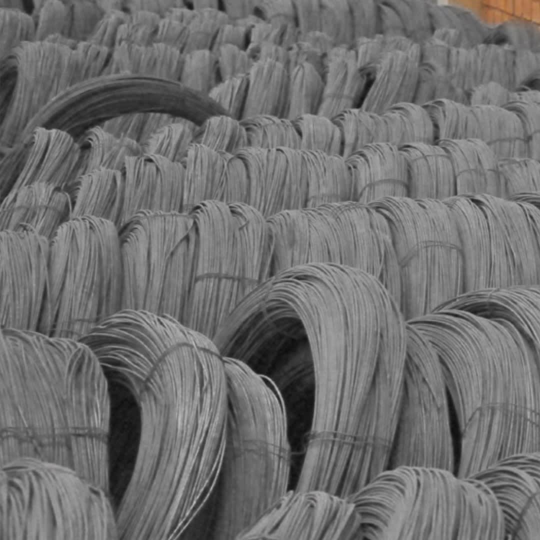ALAMBRES NEGROS RECOCIDOS 08AWG 4.19MM (ROLLOX100KG) ASTM A853 / SAE 1006 ACERO IMPORTADO