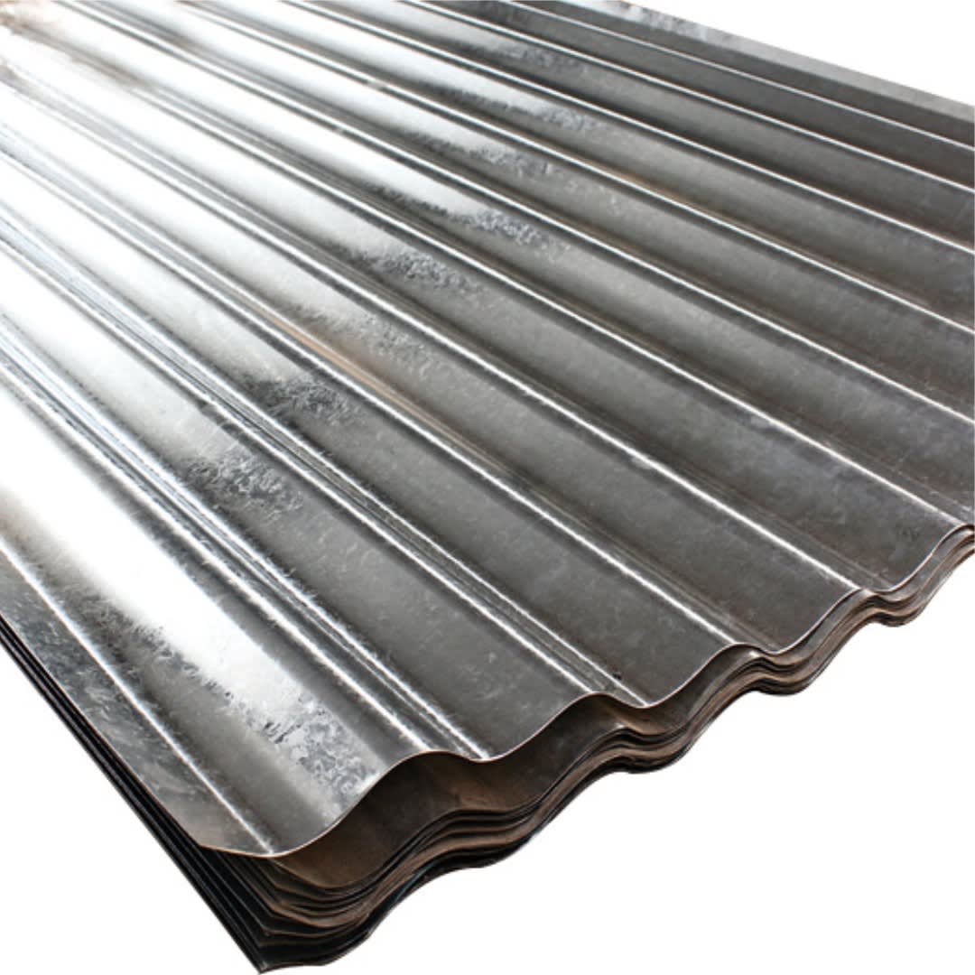 CALAMINAS ZINCADAS ONDULADAS NATURAL A653 TIPO B 800X3600X0.2MM ACERO IMPORTADO
