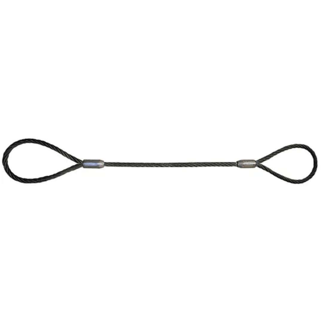 ESTROBO DE CABLE DE ACERO OJO SIMPLE 1 1/8''X5MTS AMERICAN BULL