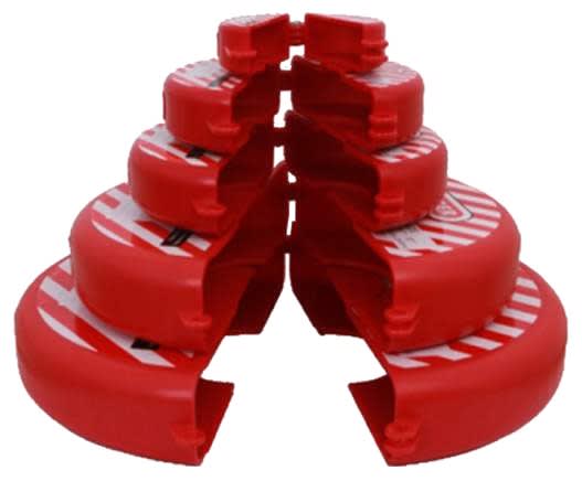 BLOQUEO ESTANDAR PARA VALVULA DE BOLA POLIPROPILENO BAN-F11-F15 BEIAN-LOCK