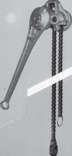 MONTACARGA A CADENA CON TRINQUETE 0,75-1,5 TONELADAS C3090457 HUBBEL CHANCE