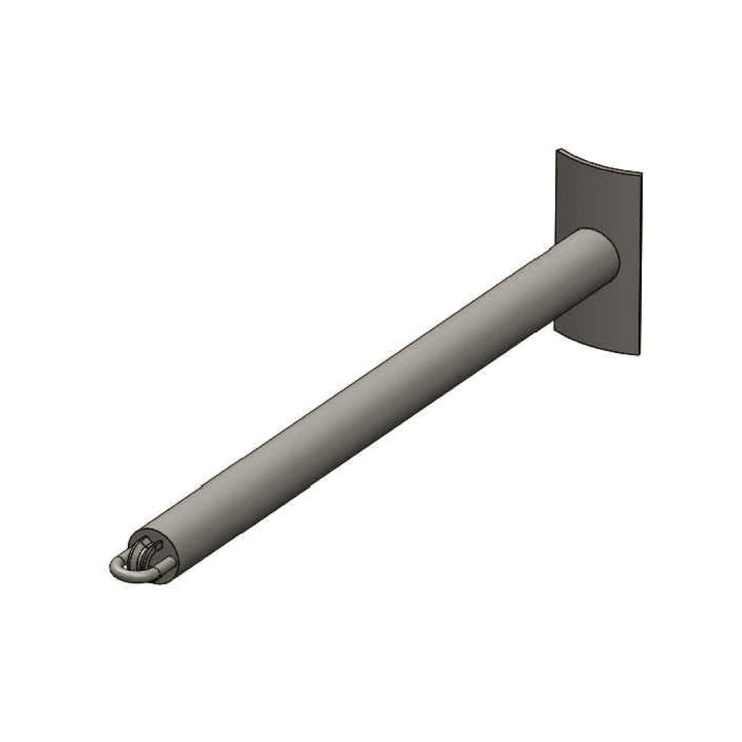 CONTRAPUNTA 1200MMX2'' CON PLANCHA DE GALV CALIENTE D1BR0004 ARAGCU RT