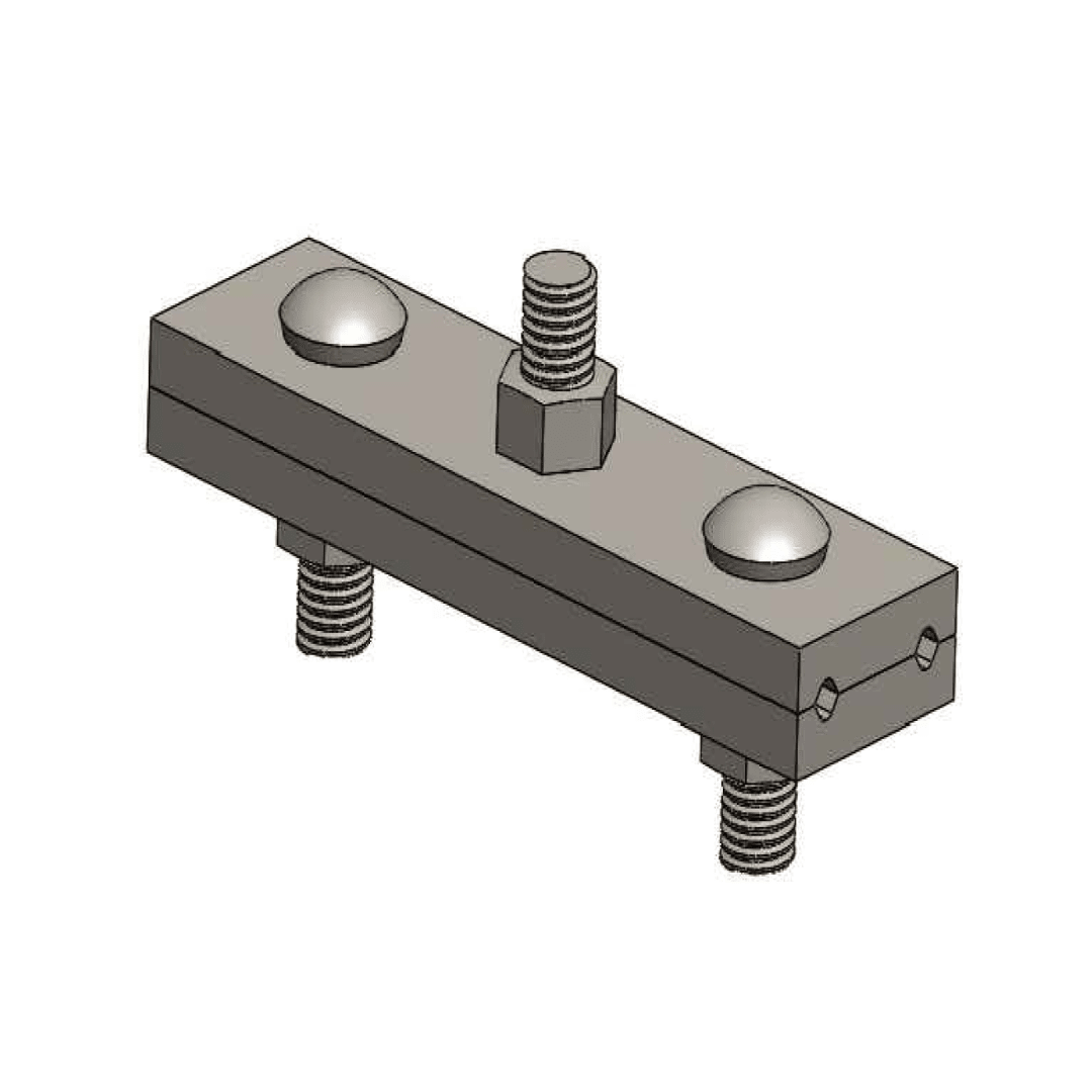 GRAPA PARALELA DE 2 VIAS Y 3 PERNOS 3/16''X3/8'' 30KN D1GR1800 ARAGCU RT1