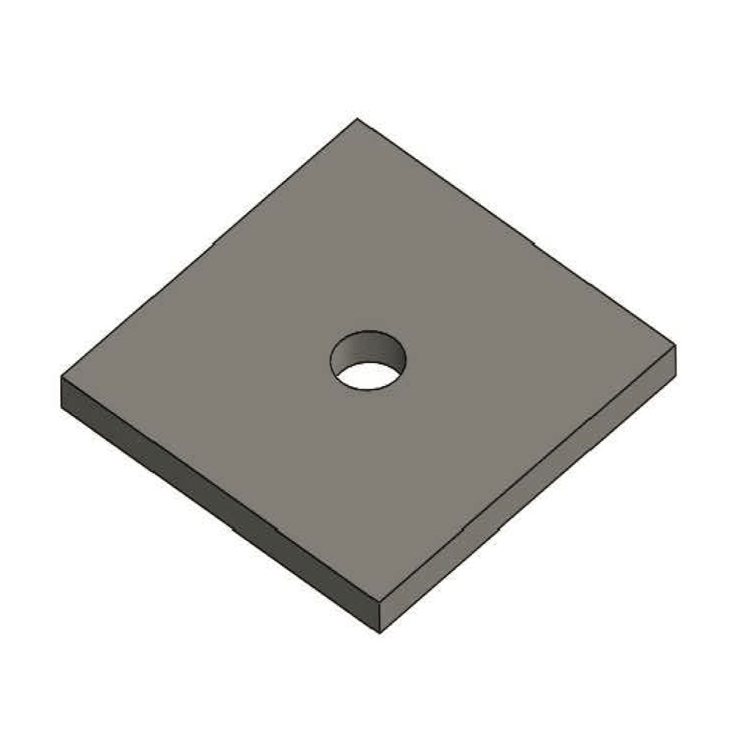 PLANCHA DE ANCLAJE DE F°G° 254X18MM D1PN0004 ARAGCU RT1