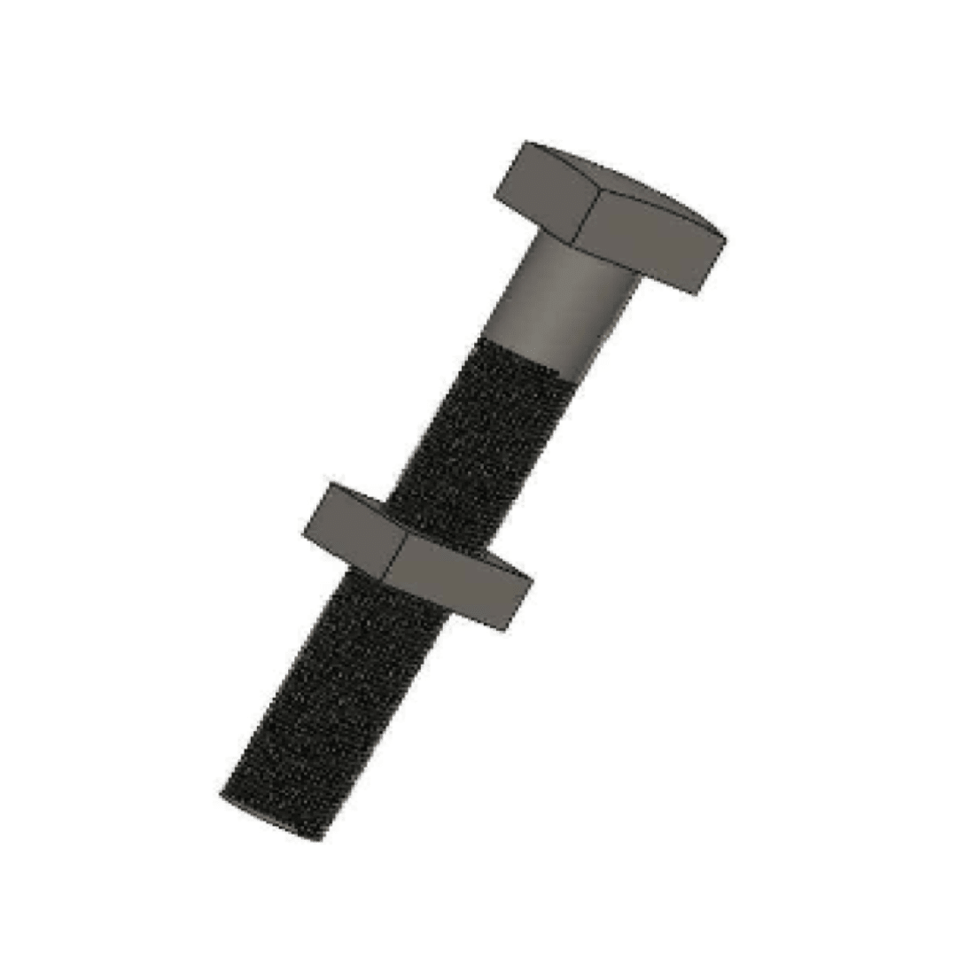 PERNO MAQUINADO CABEZA CUADRADA DE A°G° 5/8''X457MM D1PE1713 ARAGCU BT1