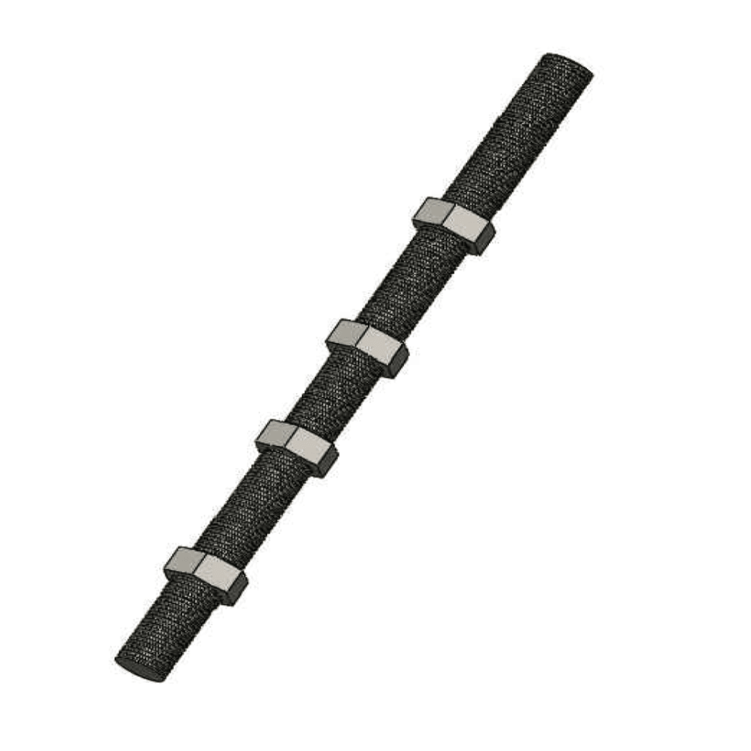 PERNO DOBLE ARMADO A°G° 3/4''X508MM D1PE0607 ARAGCU MT