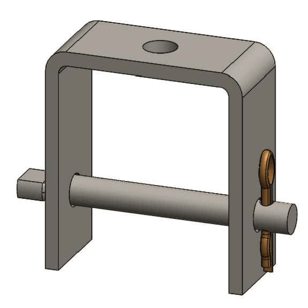 PORTALINEA UNIPOLAR CLEVIS 53-1 72X71X12.7MM D1PL0004 ARAGCU BT