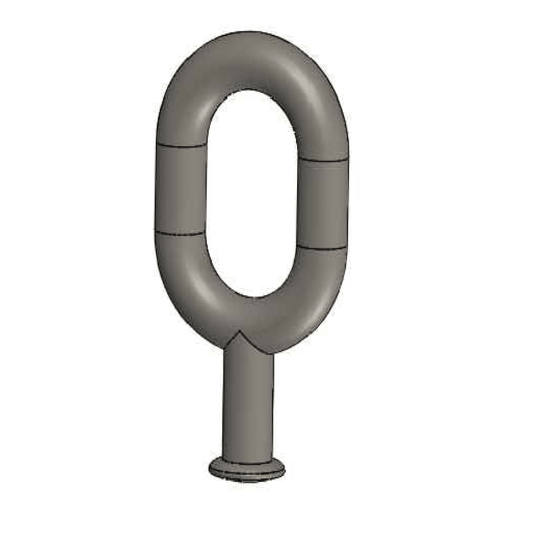 ADAPTADOR ANILLO BOLA 16X68MM 70KN M1AD0002 ARAGCU MT1