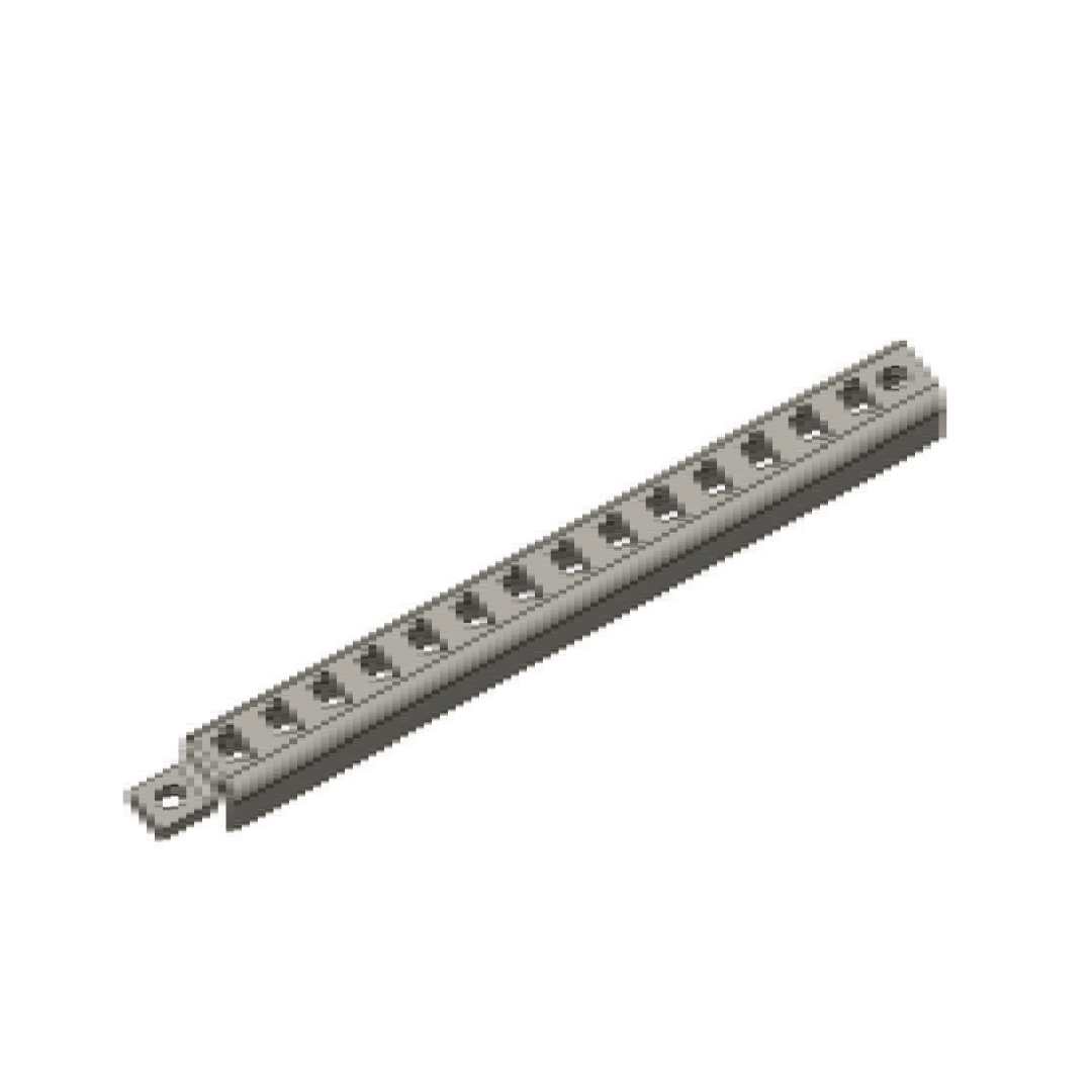 REGLETA DE 14 HUECOS GALVANIZADO EN CALIENTE 599MM 55KN APRE0000 ARAGCU FO