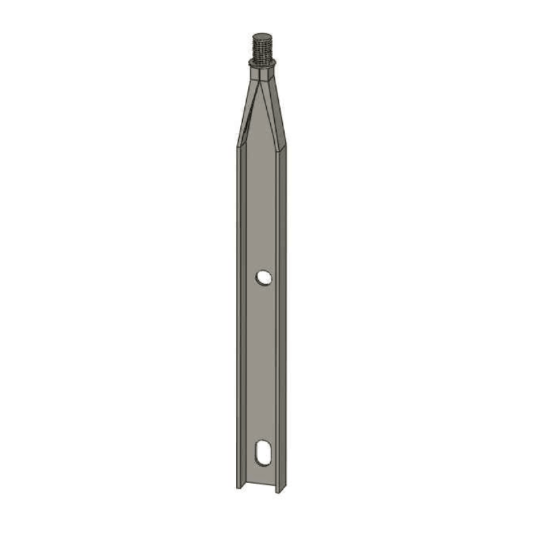 ESPIGA PUNTA VERTICE DE POSTE AISLADOR PIN HIBRIDO DE 22.9KV 486MM D1S00200 ARAGCU MT