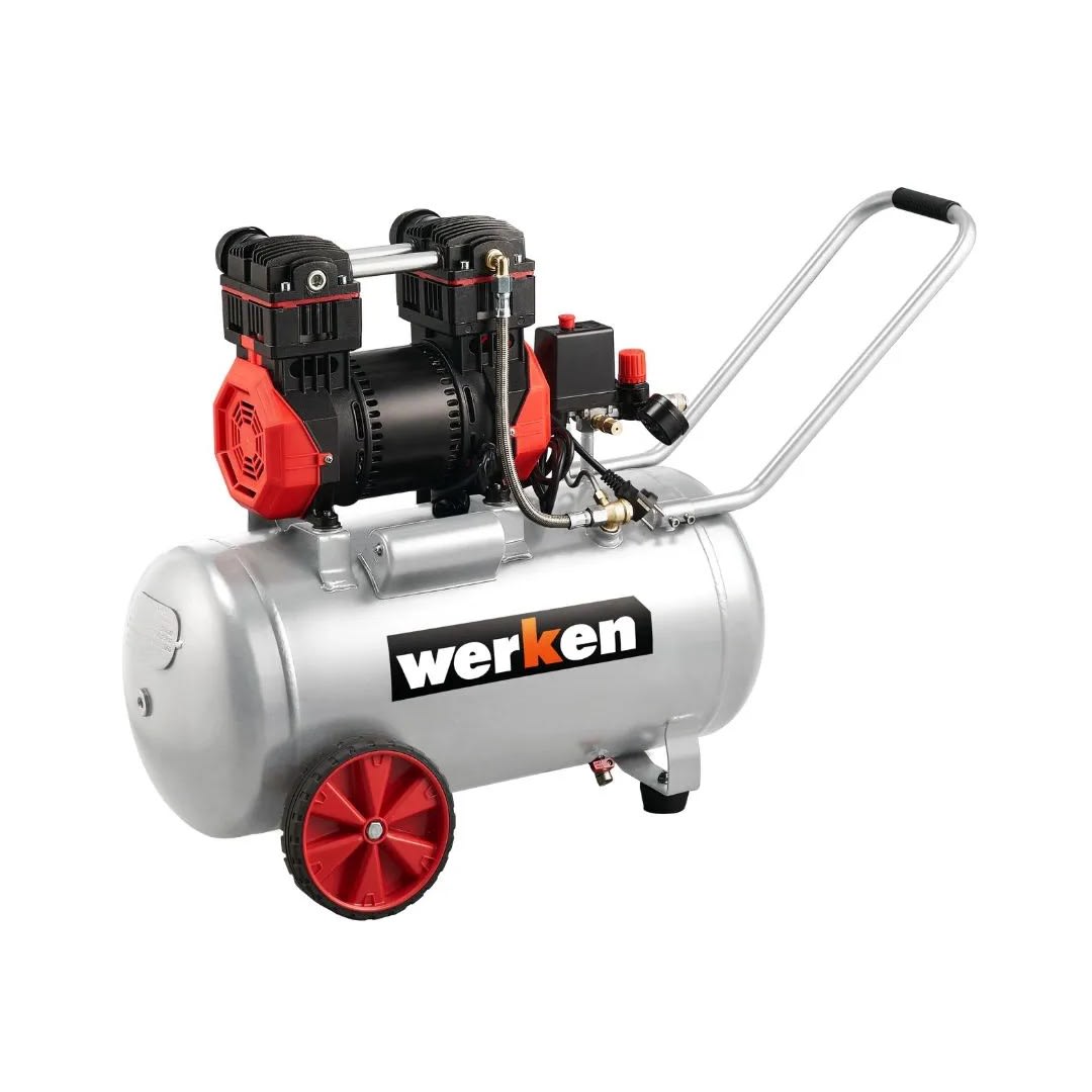 COMPRESORA DE AIRE DENTISTA 1HP 24 LITROS WERKEN4