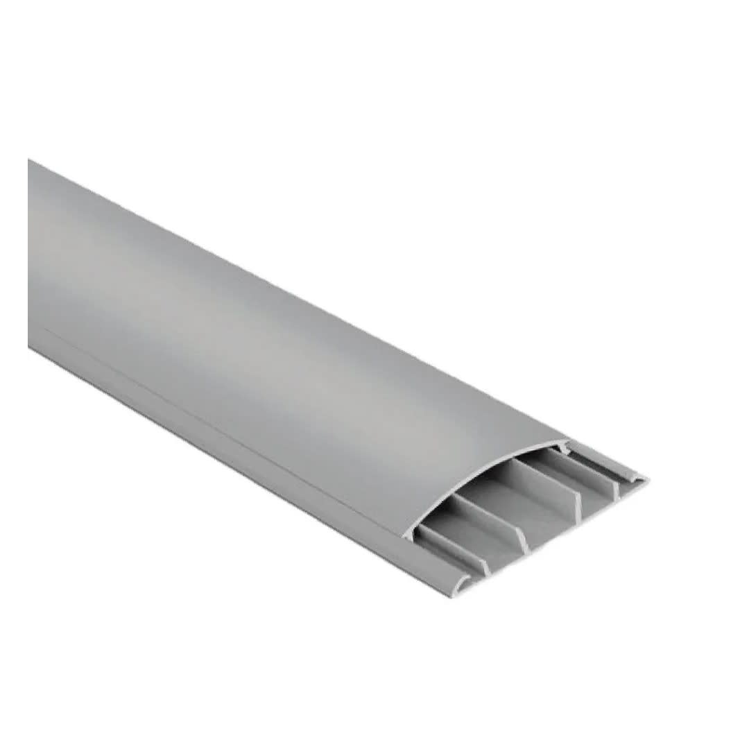 CANALETA PISO 60X15MM 2M CON ADHESIVO GRIS MUTLUSAN