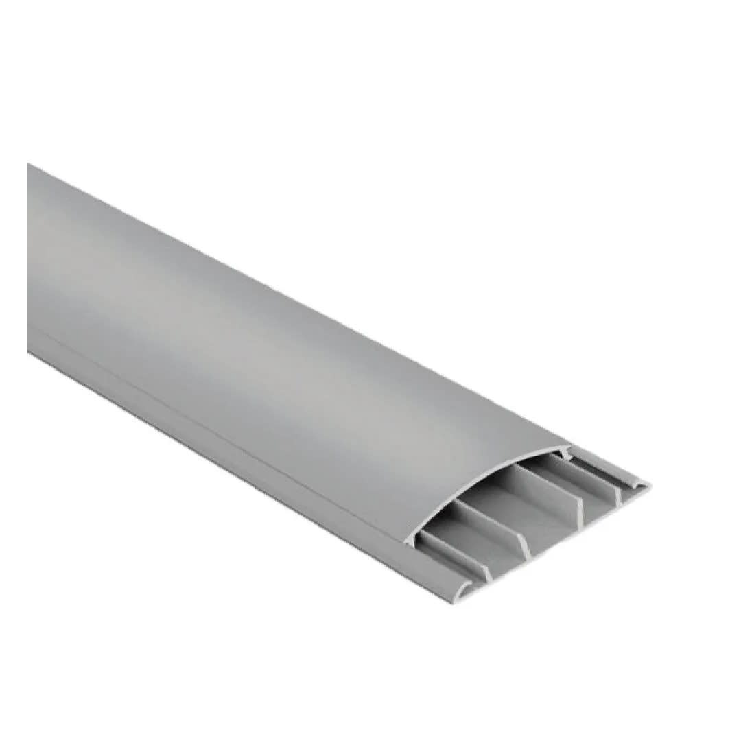 CANALETA PISO 75X18MM 2M CON ADHESIVO GRIS MUTLUSAN