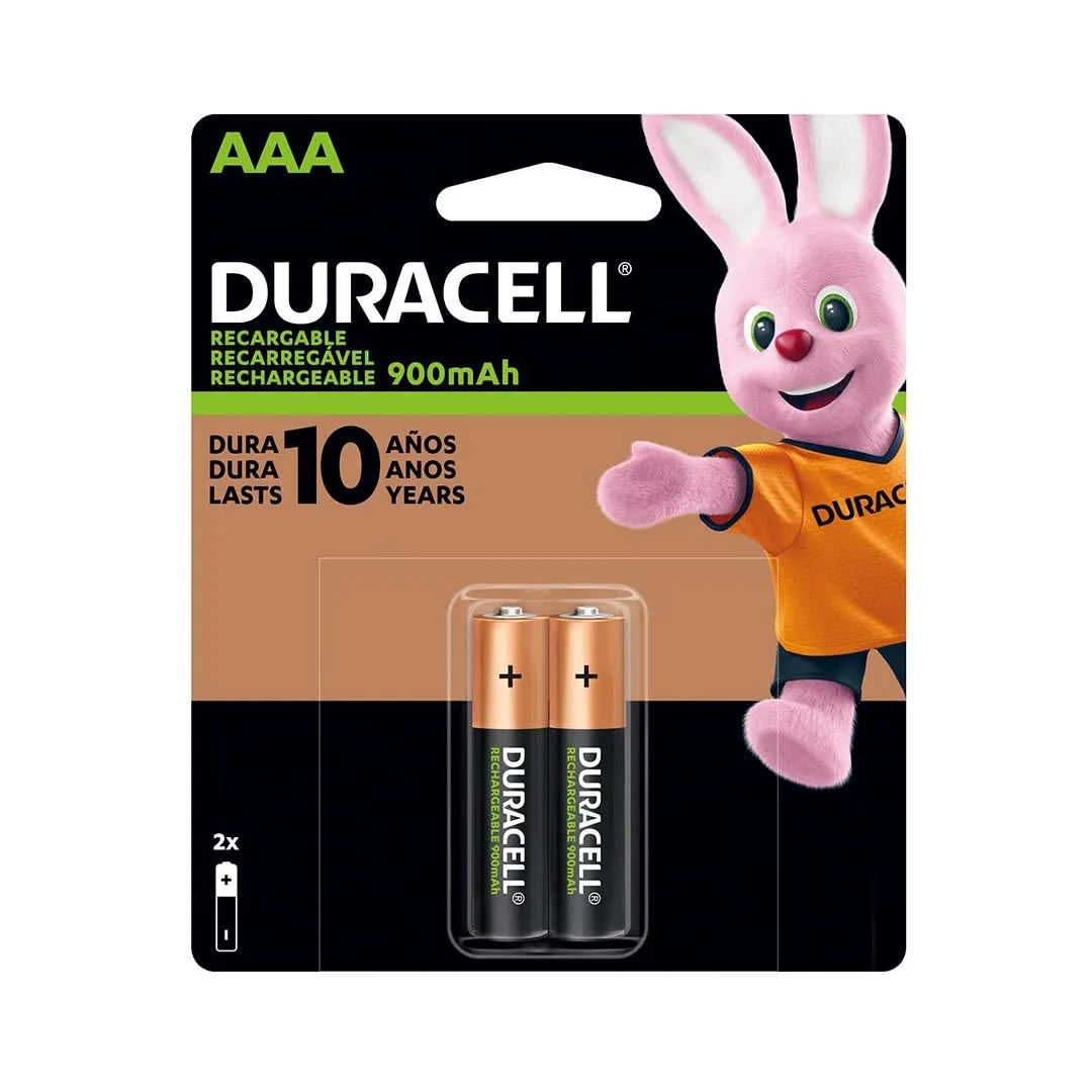 PILA RECARGABLE AAAX2U DURACELL