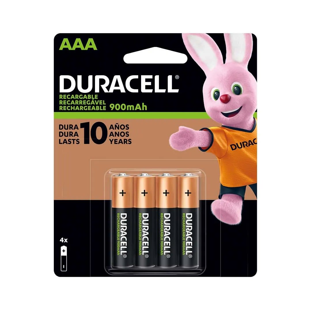 PILAS RECARGABLES AAAX4 UNIDADES DURACELL