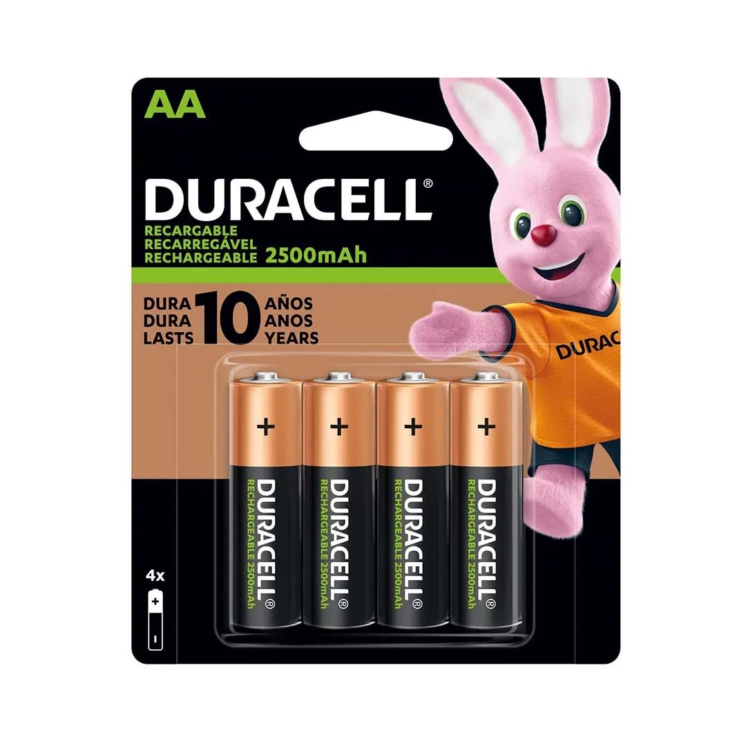 PILA RECARGABLE AAX4U DURACELL