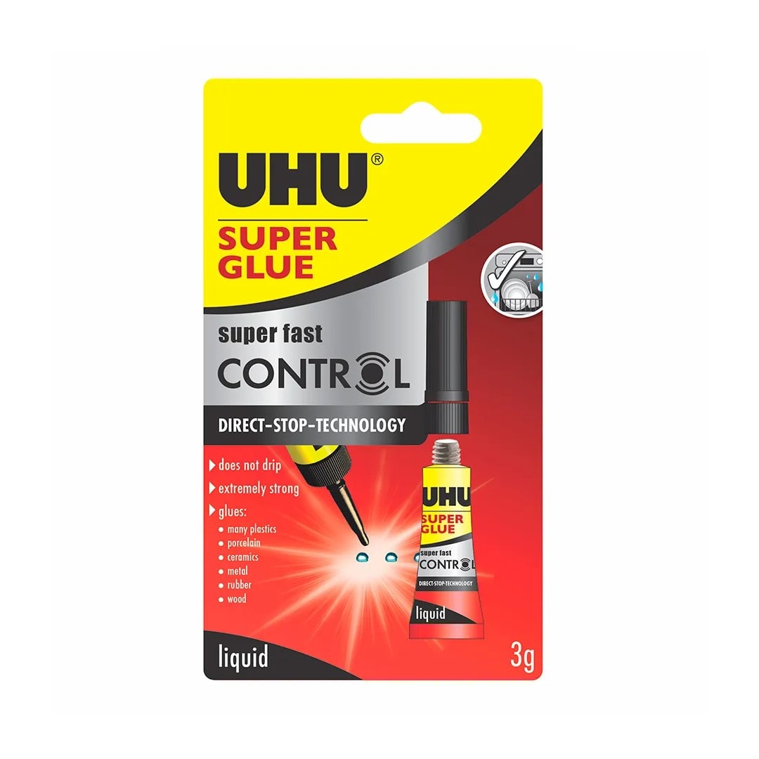 PEGAMENTO INSTANTANEO SUPER GLUE CONTROL 3G UHU