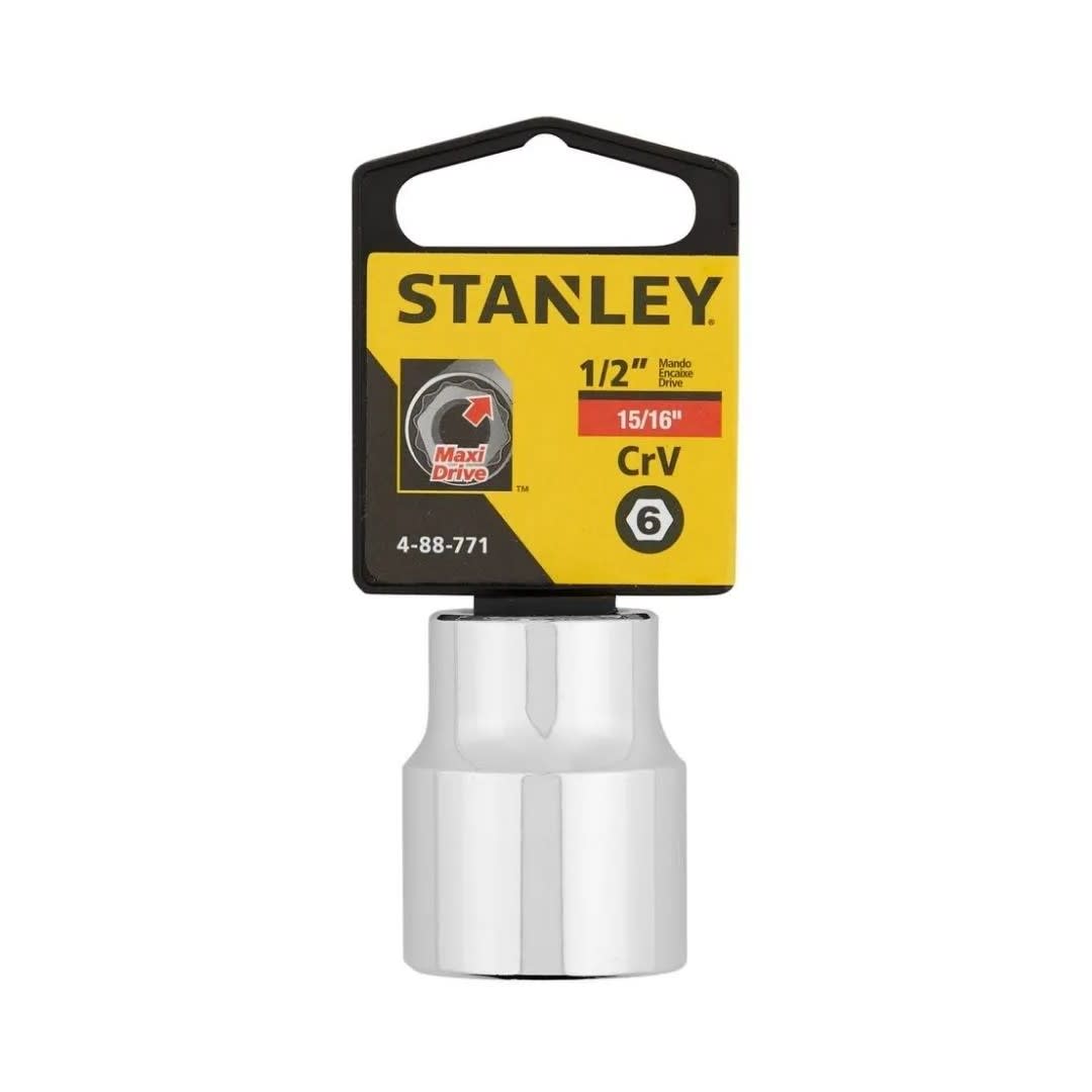 DADO HEXAGONAL 15/16 ENCASTRE 1/2 CROMADO MODELO 488771 STANLEY2