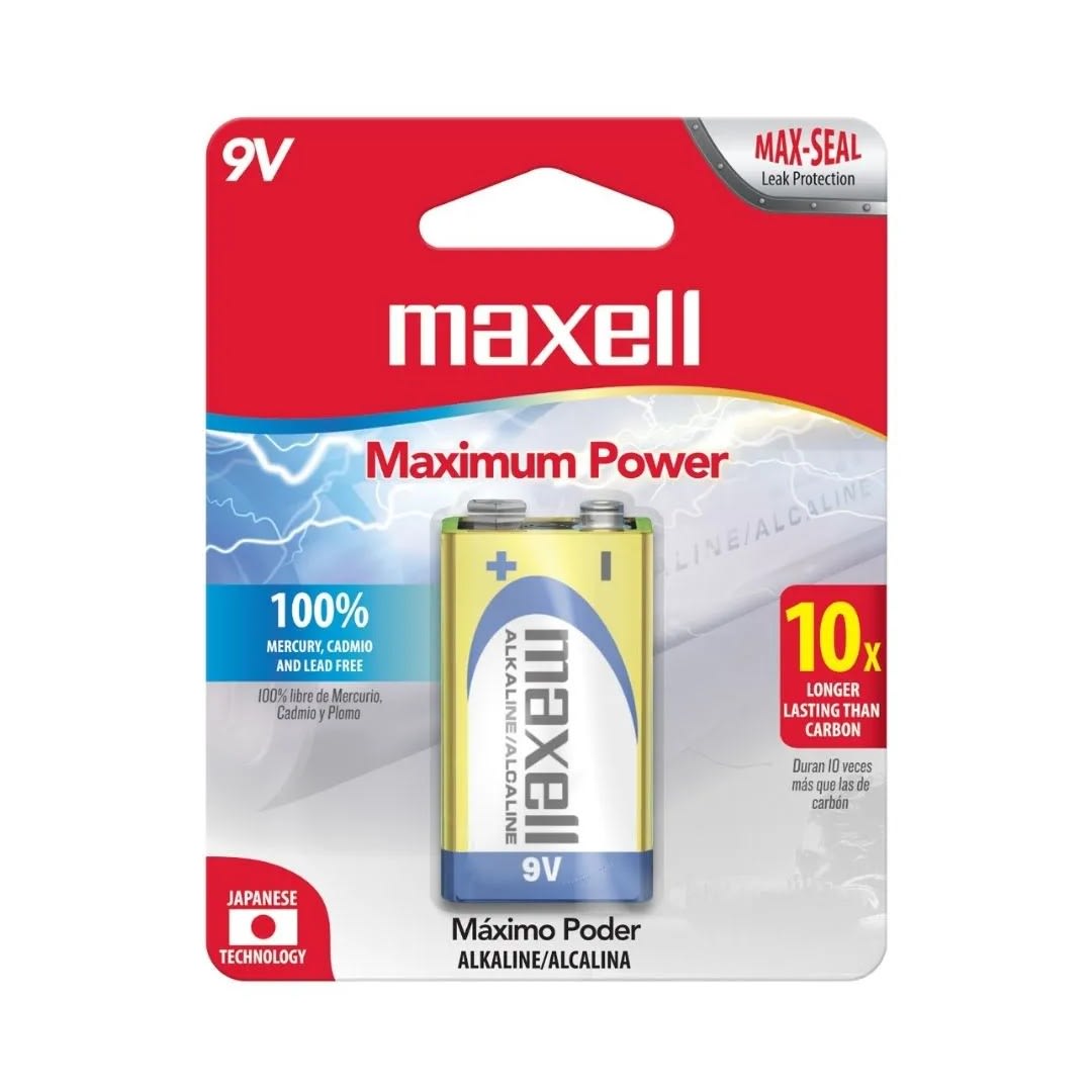 BATERIA 9V MAXELL3