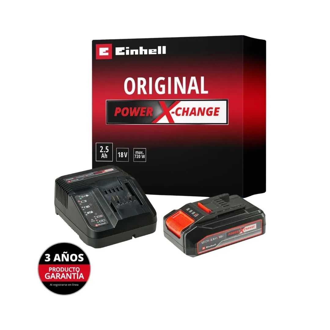 CARGADOR + BATERIA 2.5 AH 18V STARTER EINHELL12