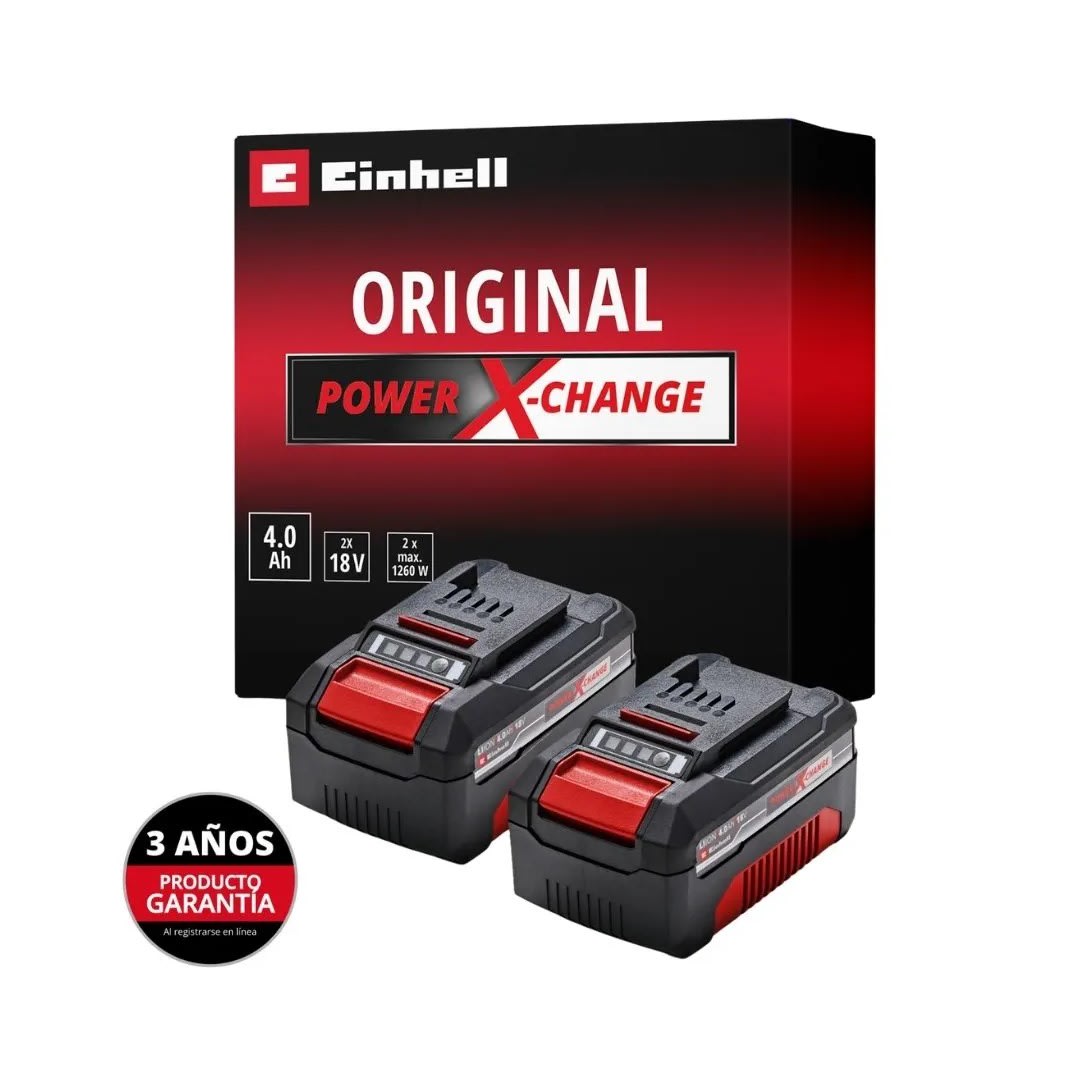 BATERIA 18V TWINPACK 4.0AH POWER X-CHANGE EINHELL7