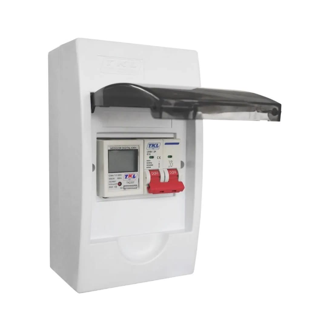 KIT DIGITAL TKL TABLERO ADOSABLE 4 POLOS LLAVE 2X25 + MEDIDOR DIGITAL SM