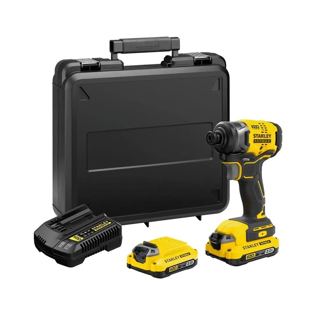 ATORNILLADOR IMPACTO 20V MAX BL SBI810D2K-B2 STANLEY