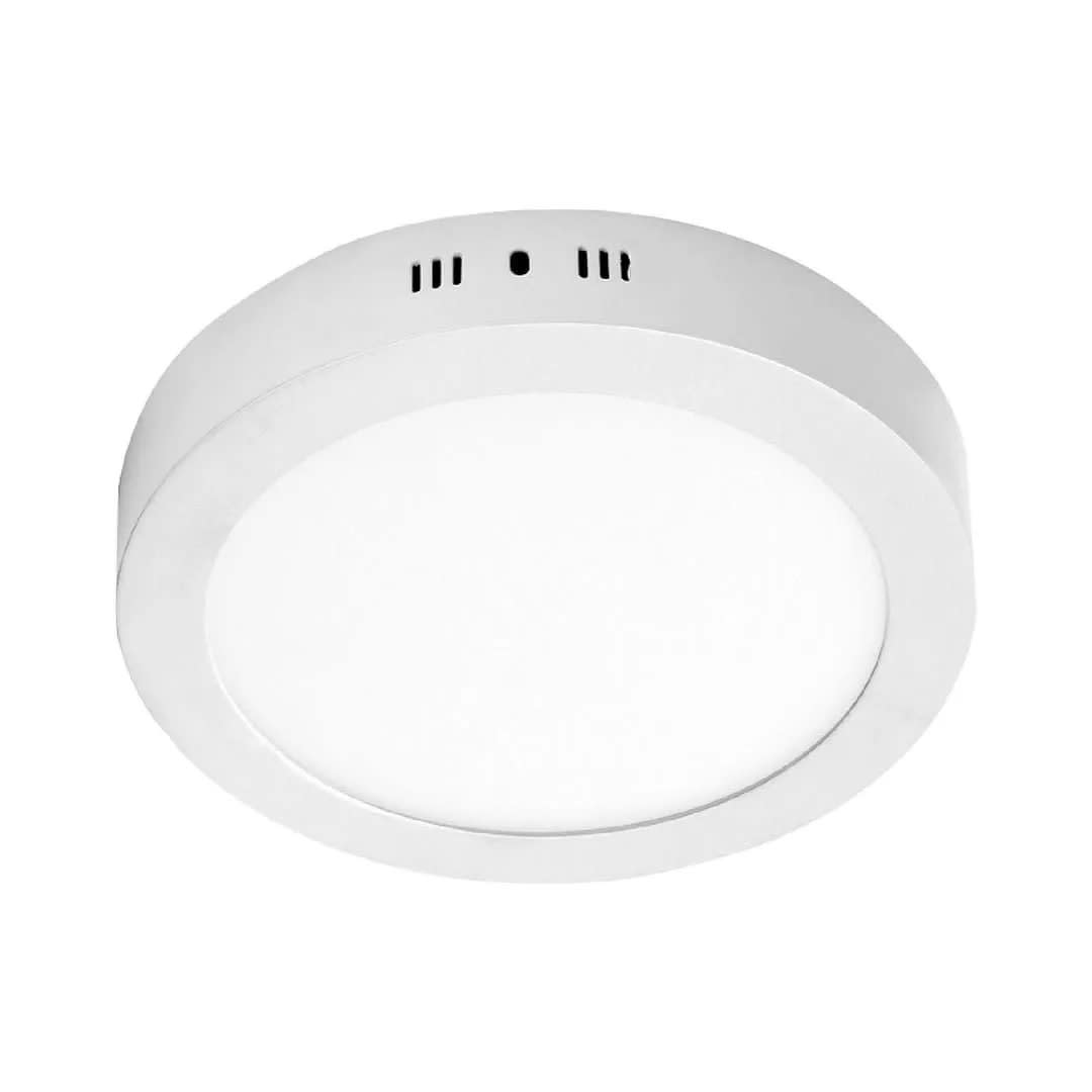 DOWNLIGHT PANEL REDONDO 18W LED BLANCO ALUMINIO