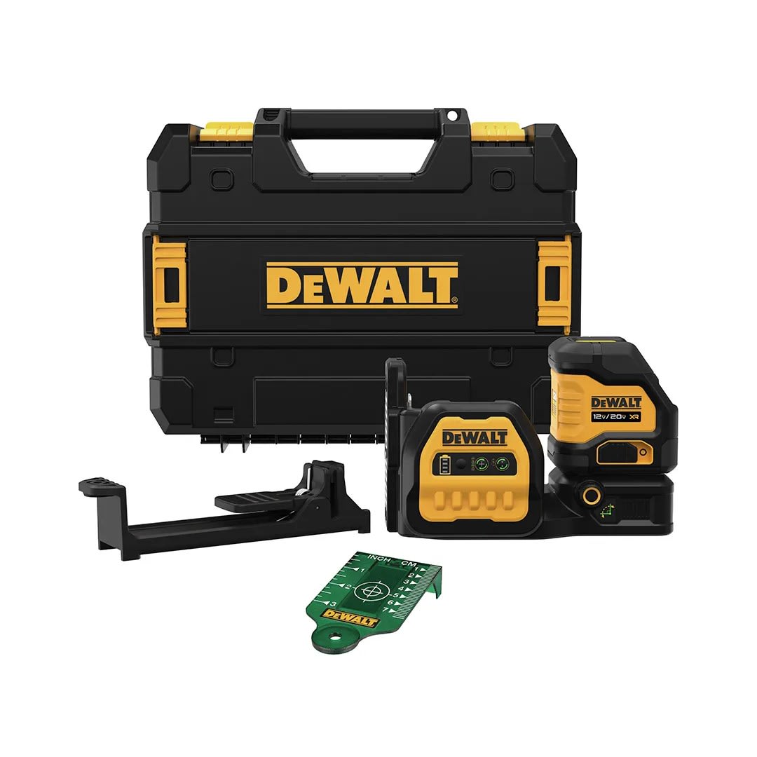 NIVEL LASER LINEAS CRUZADAS VERDE 20V DCLE34020 DEWALT