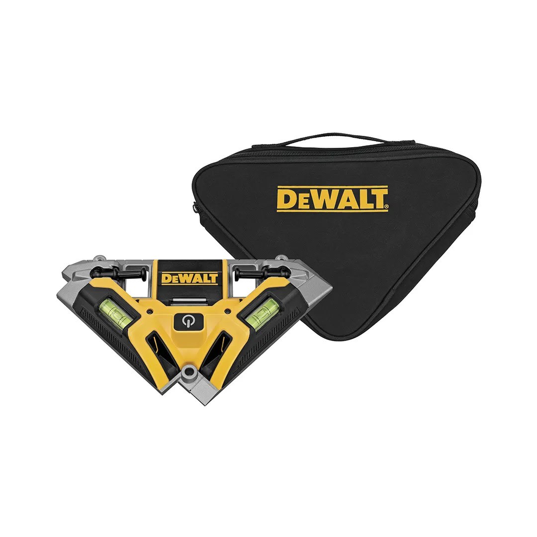 NIVEL LASER ESCUADRA DW0802 ABS NEGRO