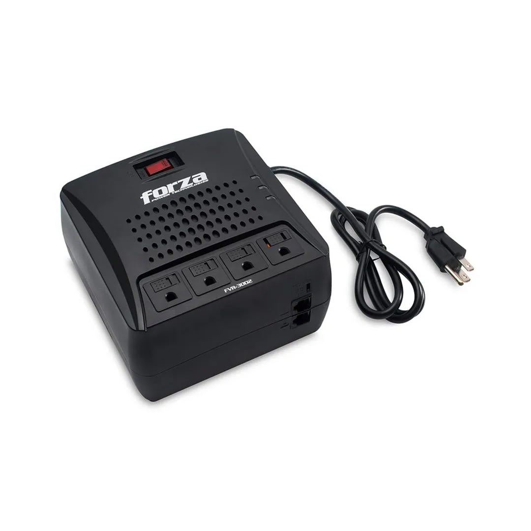 ESTABILIZADOR 3000VA/1500W 4T FVR-3002 FORZA