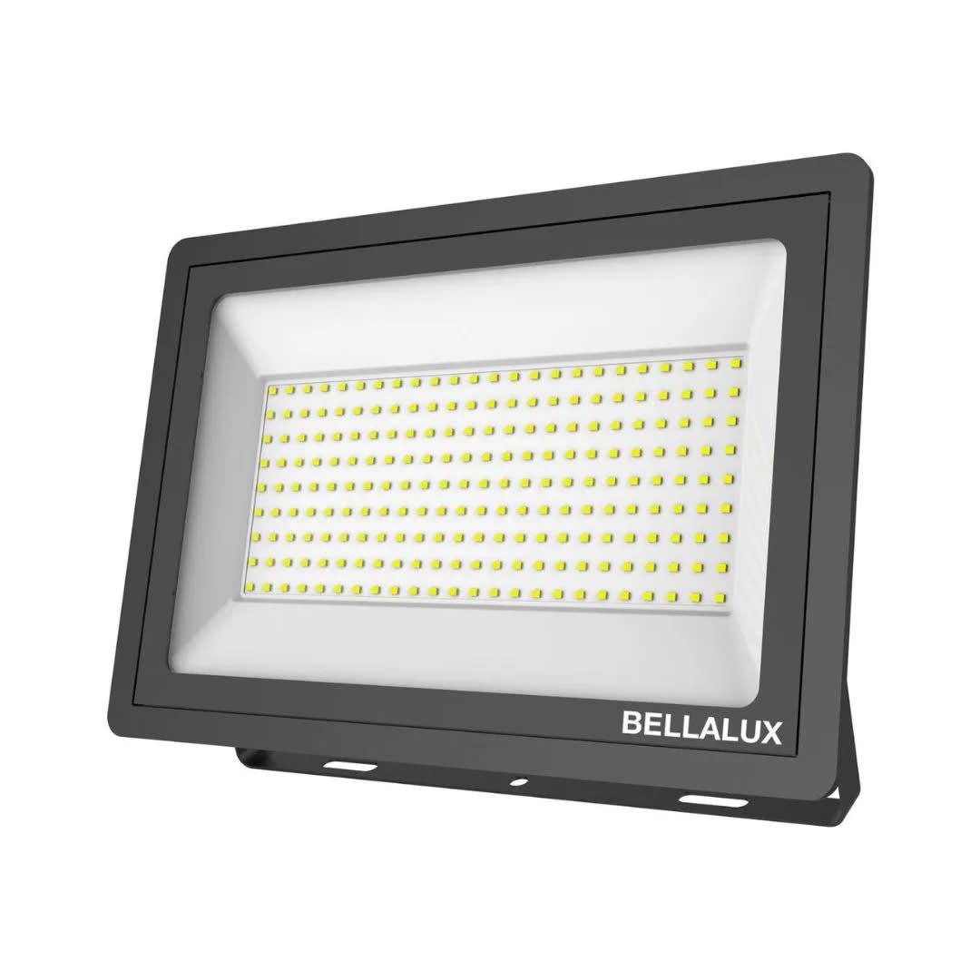REFLECTOR LED 200W LUZ FRIA NEGRO ULTRAFINO BELLALUX
