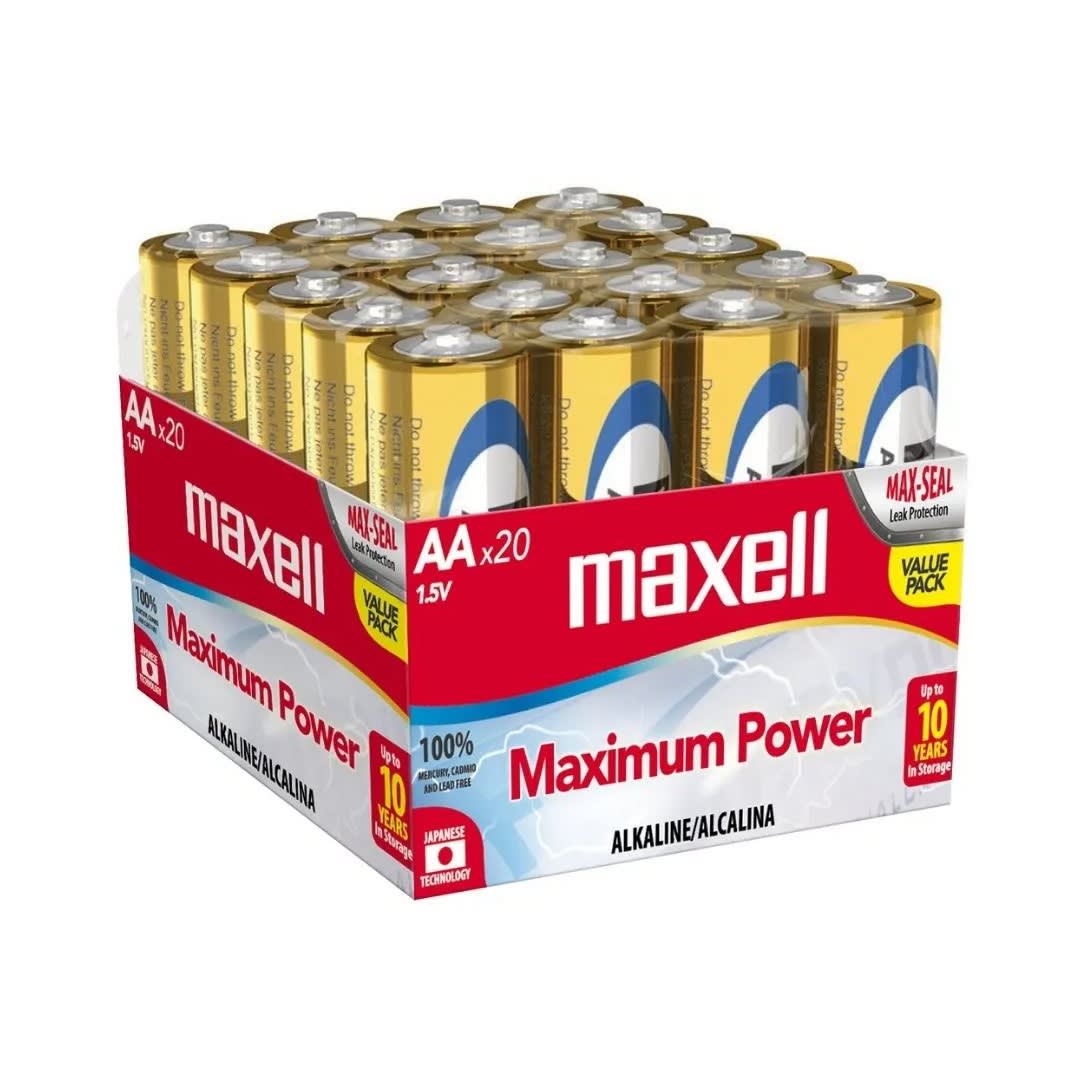 PILAS PACK X 20 AA MAXELL3