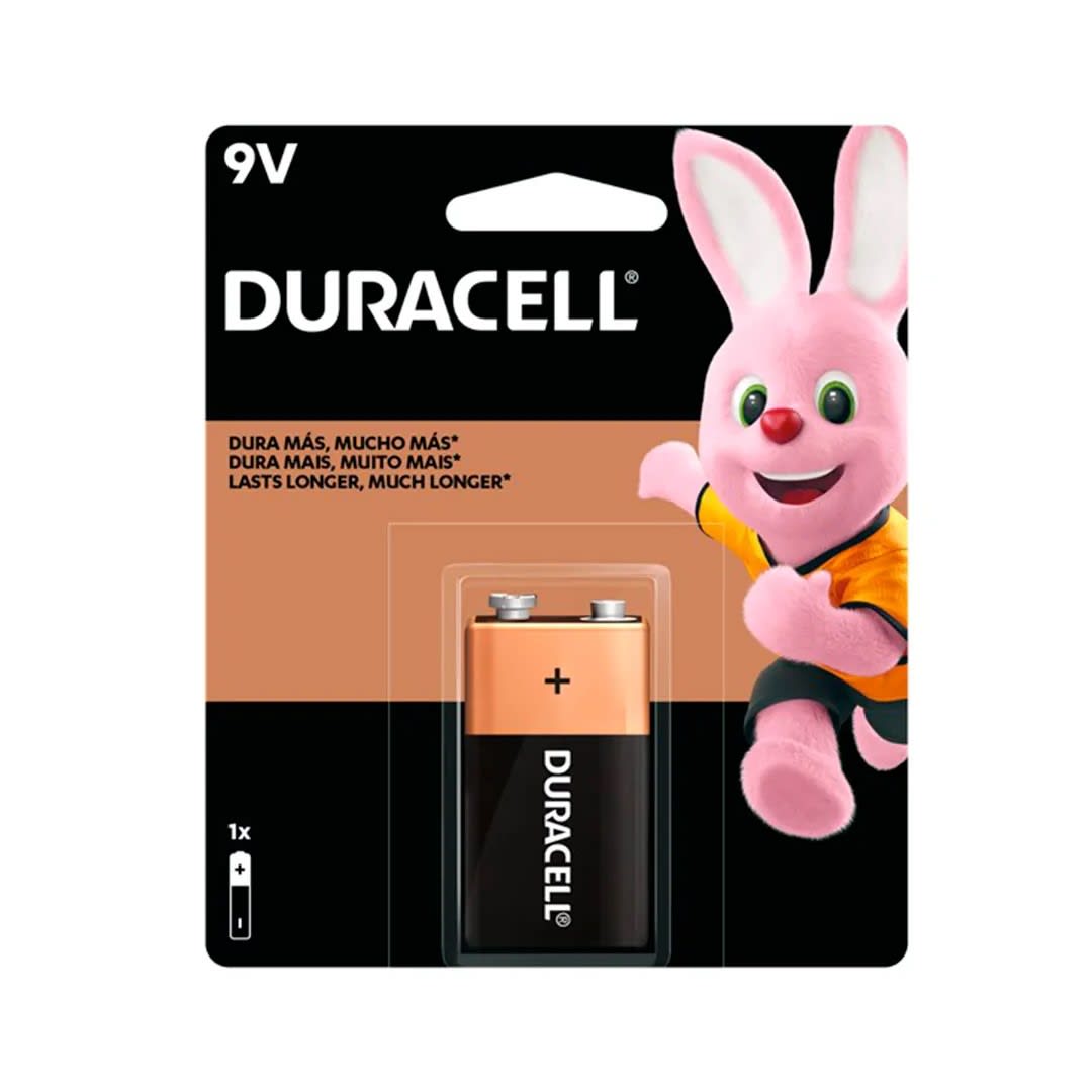 PILAS 9V ZINC/CARBON NEGRO DURACELL