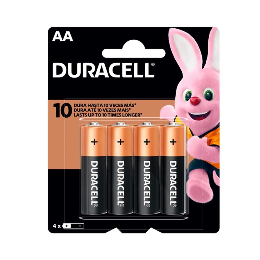 PILAS DURACELL AA X4 UNIDADES DURACELL