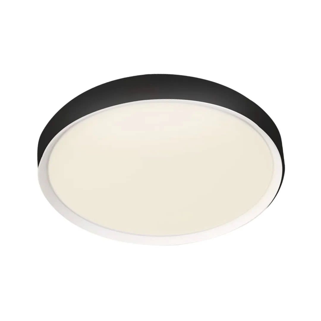 PLAFON LED 48W TRICOLOR 3CCT NEGRO DIXON