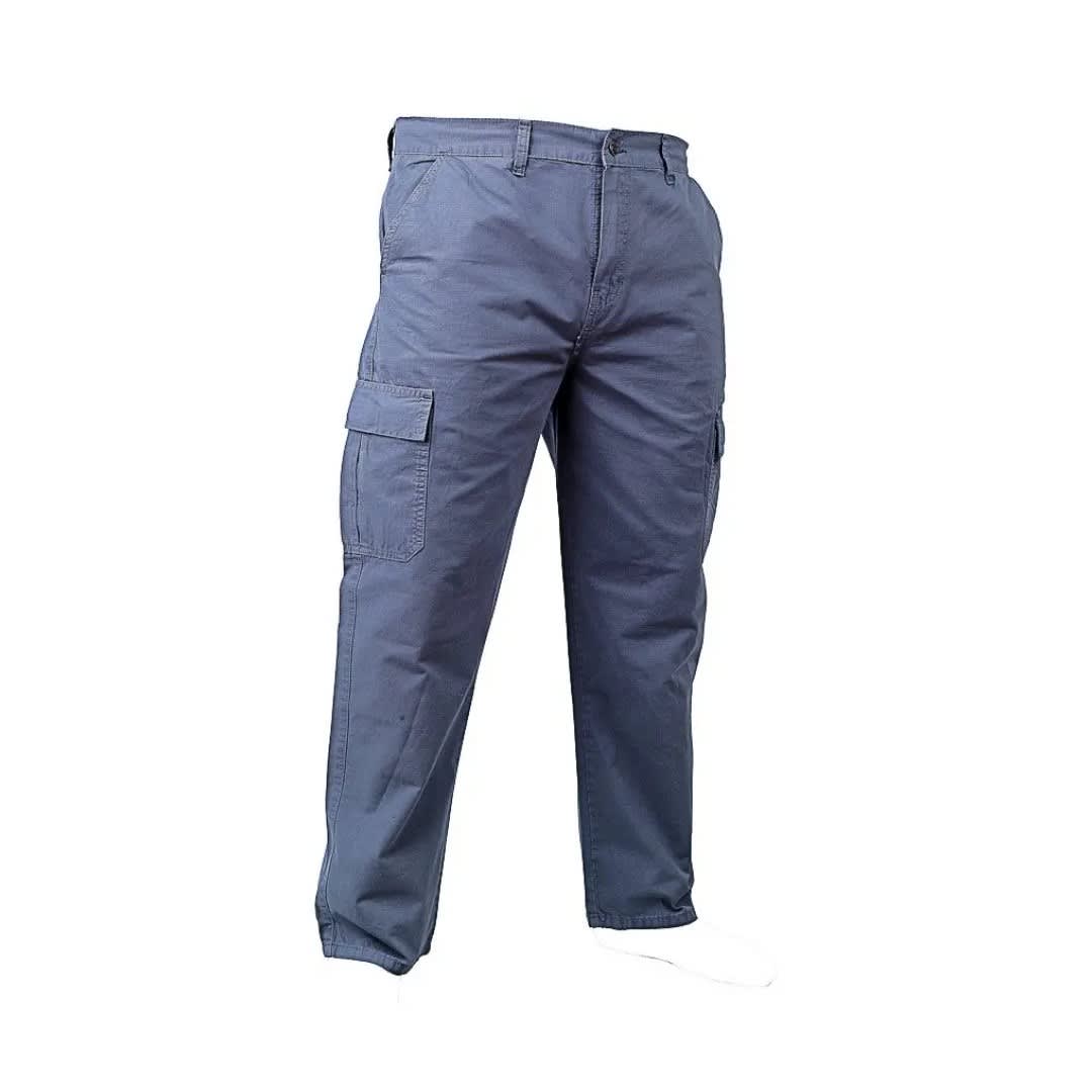 PANTALON DE TRABAJO DRILL RIPSTOP TACTICO MULTIBOLSILLO PLOMO - TALLA XL WERKEN