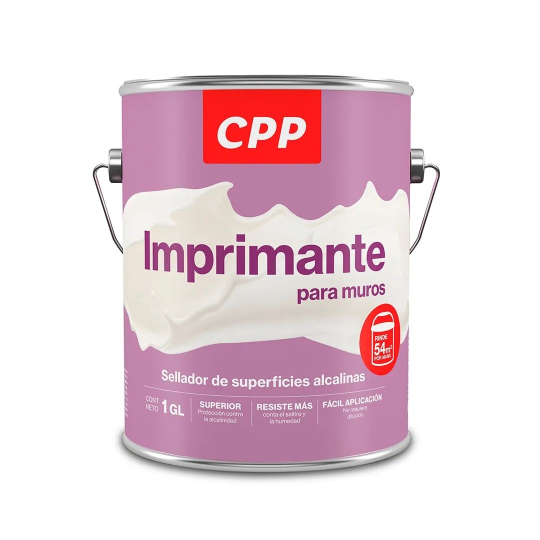 IMPRIMANTE PARA MUROS BLANCO 1 GALON CPP