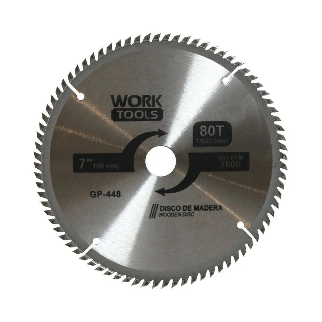 DISCO PARA MADERA 7'' X 80 DIENTES HOME TOOLS