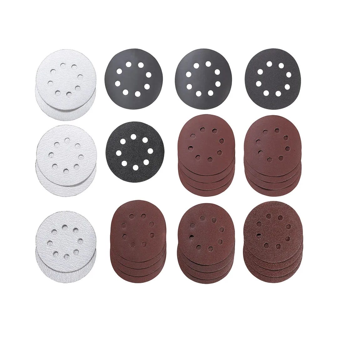 DISCOS DE LIJA SURTIDOS 125MM 30 PIEZAS KWB