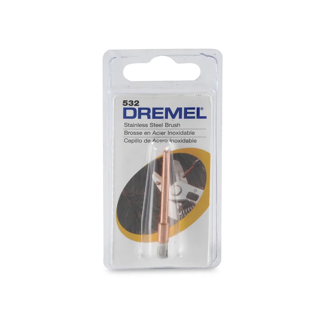 CEPILLO DE ACERO INOXIDABLE 1/8'' DREMEL
